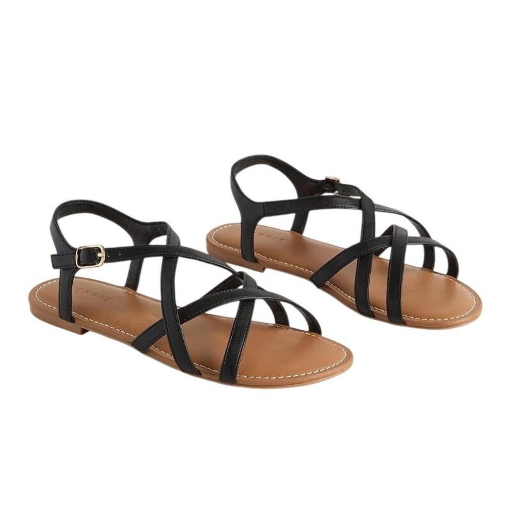 torrid Womens  Strappy Gladiator Open Toe Summer Flat Wide Width Sandal Size 9WW
